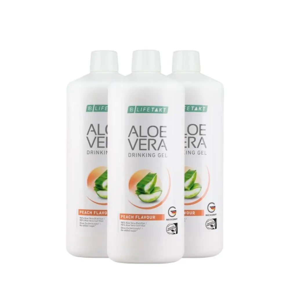 Set Triplo Gel Bebível Pêssego